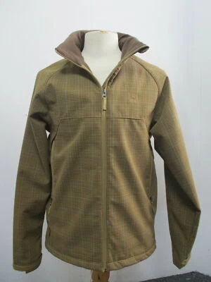 Chaqueta forrada de vellón con cremallera a cuadros marrón/bronceado Burton talla L Foto 1 de 4