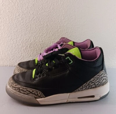 Nike Air Jordan 3 ретро SE GS зеленый черный DA2304 003 размер 4.5Y кроссовки джокер - Изображение 1 из 4