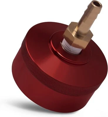 Upgrade Aluminum Red Run Gas Cap with Brass Hose Fitting for Honda Generator - Image 1 of 4
