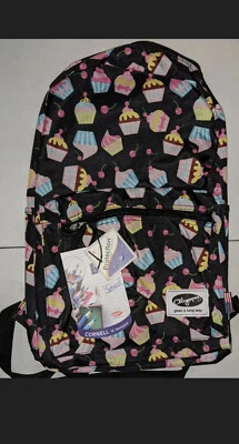 Nuevo Con Etiquetas Olympia Cornell 18" Mochila Cupcakes Regreso al Cole Envío Gratis Foto 1 de 4