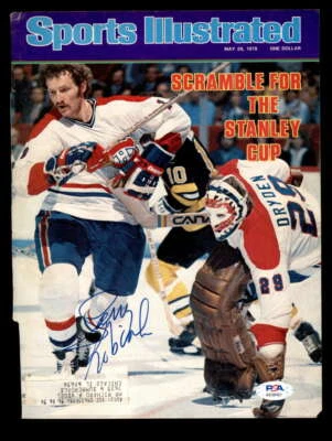 Larry Robinson PSA DNA Signed Cert Vintage 8x10 SI Cover Autograph Photo - Image 1 of 3