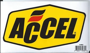 DIEZ NUEVAS calcomanías Accel - aprox. 9"" X 5,5"" - Imagen 1 de 2