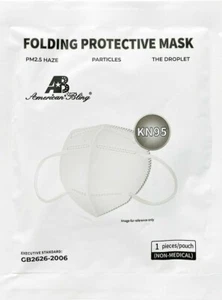 45pcs KN95 Face Mask 5-Ply Disposable Breathable Earloop Individually Wrapped - Picture 1 of 1