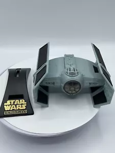 Star Wars Micro Machines Action Fleet Darth Vader Tie Fighter & Figure 1995 - Picture 1 of 11