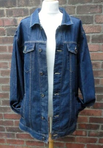 Vintage 90s 00s Celio Brand Mens Dark Blue Denim Jacket 2XL - Picture 1 of 8