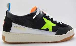 New in Box GOLDEN GOOSE 36/6 US Women's Black YEAH Sneakers w/Fluorescent Star - Picture 1 of 17
