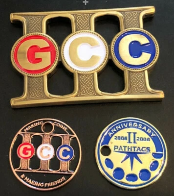 Geocoin Club (GCC) 2008-08 August 2008, NEW Unactivated - Image 1 of 2