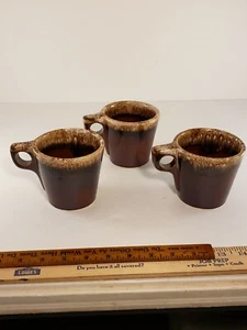 Vintage Hull USA Brown Drip Coffee Cup/Mug Oven Proof - Picture 1 of 10
