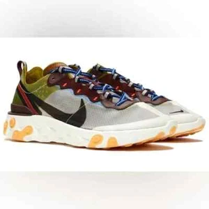 Nike React Element 87 'Moss' AQ1090-300 Größe 15 NEU - Bild 1 von 5