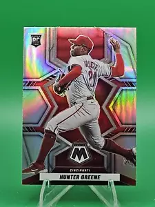 2022 Panini Mosaic #275 Hunter Greene Rookie RC Silver Prizm - Foto 1 di 2
