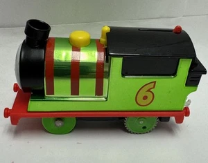 Thomas & Friends #6 Mattel Motorized Train Engine Metallic Green - Picture 1 of 7