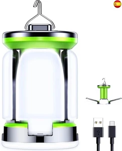 Blukar Lámpara Camping, Linterna de Camping Led Recargable - 7 Modos  - Imagen 1 de 7