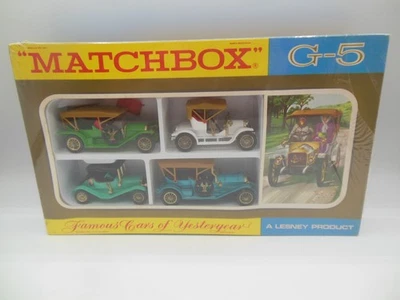 Matchbox Yesteryear Gift set G-5 Y9 Simplex, Y4 Opel, Y12 Thomas, Y14 Maxwell - Image 1 of 4