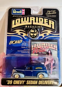 Revell 39 1939 Chevy Sedan Delivery Lowrider Magazine Bomb Chevrolet Car Blue - Picture 1 of 2