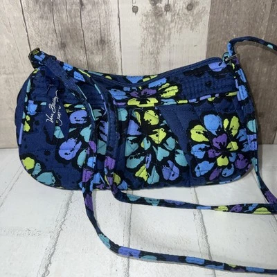 Bolso Bandolera Vera Bradley Frannie Va Va Bloom Azul, Nuevo Foto 1 de 4