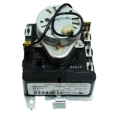 Temporizador de secadora GE WE4M533 genuino OEM compatible con: WE4M364 212D1233P012 234D1296P005 TMD1 Foto 1 de 3