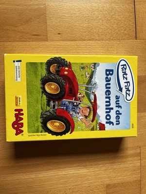 Haba 4606 - Ratz Fatz auf den Bauernhof für 1-6 Spieler 3-12 Jahren Gebraucht - Bild 1 von 2