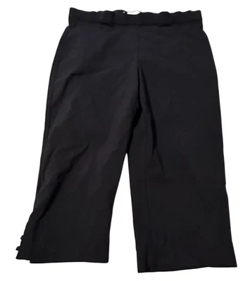 Pantalones cortos elásticos 89th Madison Capris XL azul marino para mujer Foto 1 de 4