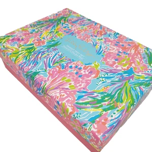 Lilly Pulitzer Empty Gifting Box About 8" x 6" Marked for Trinket Tray Set EMPTY - Picture 1 of 24