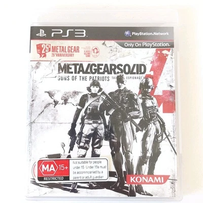 Metal Gear Solid 4: Gun of the Patriots 25th Anniversary Edition (PS3) NO DISC - image 1 of 4
