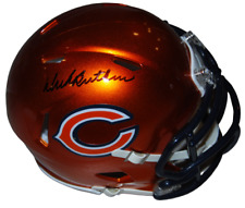 DICK BUTKUS  signed (CHICAGO BEARS) Flash mini football helmet BECKETT WX51656