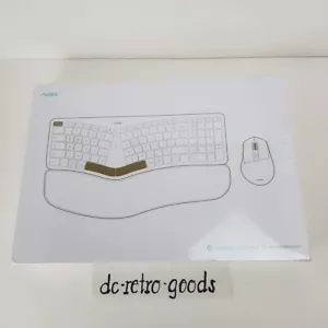 Nulea KM75 Advanced Ergonomic Wireless Keyboard & Mouse Combo Comfortable White - Picture 1 of 13