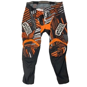 Answer Racing Synchron Performance Pants Adult 42" Orange Black Racewear NEW - Picture 1 of 22