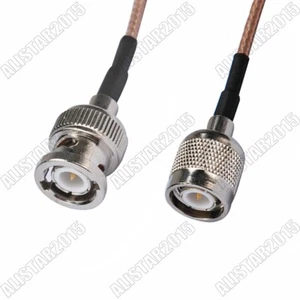 Connettore spina BNC maschio a TNC maschio jumper RF treccia cavo coassiale RG316 per WiFi - Foto 1 di 4