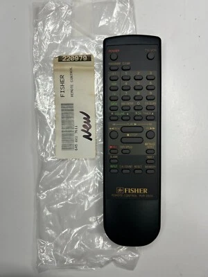 Fisher RVR-2506 Remote Control, OEM NOS for VCR FVH2506 FVH2507 FVH2507U VH2507U - Image 1 of 2