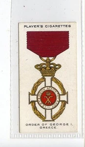 (Jd6849) PLAYERS,WAR DECORATIONS & MEDALS,ORDER OF GEORGE I,1927,#74 - Picture 1 of 2