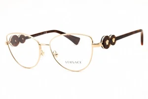 VERSACE VE1284 1489 Anteojos Marco Dorado Claro 55mm - Imagen 1 de 4