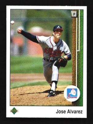 1989 Upper Deck #734 Jose Alvarez RC NMMT 6650 - Image 1 of 2