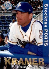 1999 Stockton Ports Grandstand #12 Randy Kramer Pitching Coach NM Baseball Card