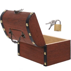 2 Pack Retro Money Bank Kind Münzbehälter Aus Holz Aufbewahrungsboxen - Zdjęcie 1 z 12