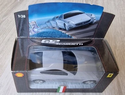 MODEL CAR FERRARI 612 CAGLIETTI F.1 SHELL V-Power 1:38 BOX HotWheels - Image 1 of 3