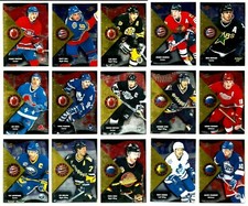 1995-96 SCORE BORDER BATTLE INSERT CARDS - PICK SINGLES - FINISH SET Rare Mint