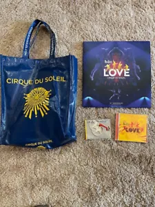 Beatles LOVE Cirque Du Soleil Mirage Las Vegas Souvenir Book,CD,ornament, & bag - Picture 1 of 6