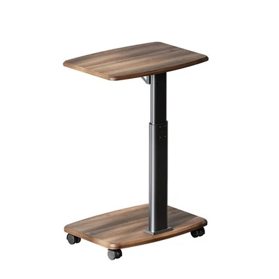 Computer Desk For Small Spaces Compact Lifting Table Desk With Wheels Double - Image 1 of 4