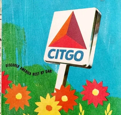 1960 Maine New Hampshire Vermont Road Map Citgo Gas & Oil 2 Sided Vintage E98B - Image 1 of 4