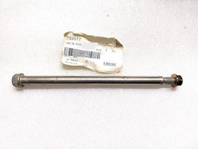 AXE DE ROUE AVANT ORIGINAL PGT SCOOTERS BUXY ELYSEO METAL-X TREKKER SQUAB VIVACY - Photo 1/3