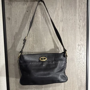 Vintage Schultertasche Etienne Aigner klein weiches schwarzes Leder - Bild 1 von 24
