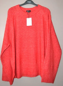 MAGLIONE NOBODYS BAMBINO RELAXED GIROCOLLO BOXY TAGLIA XL ROSSO PREZZO AL PUBBLICO £65 - NUOVO - Foto 1 di 8