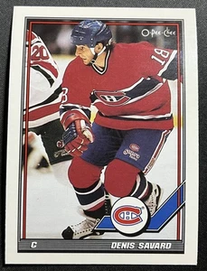 Denis SAVARD - 1991 O Pee Chee , Montreal - Imagen 1 de 1