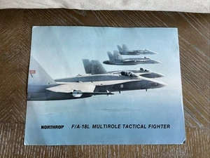 Northrop F/A-18L Multirole Tactical Fighter Vintage Poster 11 x 8.5 - Picture 1 of 2