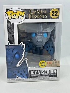 Funko Pop Icy Viserion Game Of Thrones 22 Boxlunch Glow Exclusive - Picture 1 of 6