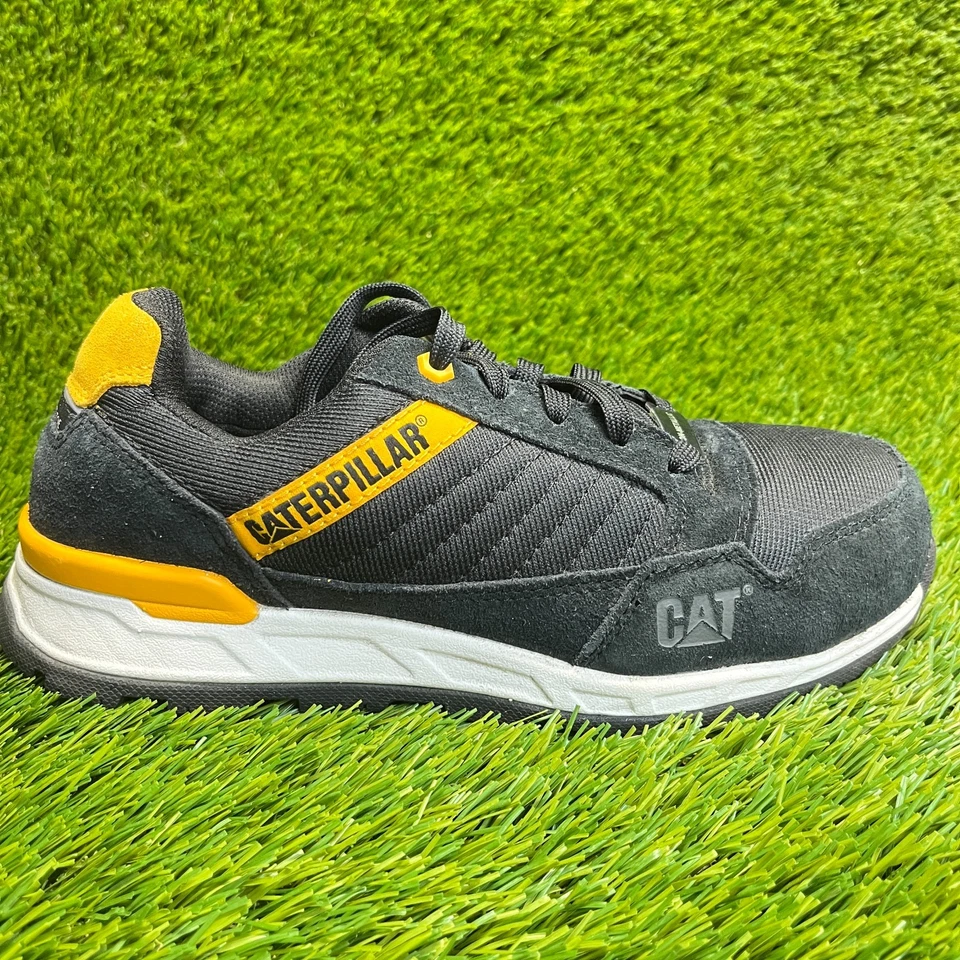 Zapatos de trabajo de seguridad Caterpillar Venward para mujer talla 6 negros amarillos con puntera compuesta Foto 1 de 4