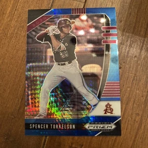2020 Prizm Draft Picks Spencer Torkelson Blue Hyper Prizm RC Rookie Card ASU - Bild 1 von 2