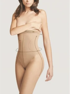 MEDIAS BIKINI FIORE BODYCARE CINTURA ALTA 20 DENIER NEGRAS 3 TALLAS - Imagen 1 de 6