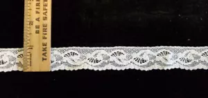 Pizzo in cotone bianco vintage/antico 20 iarde - Foto 1 di 1