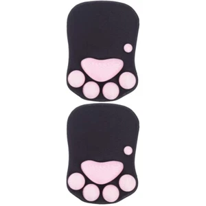 Set of 2 Tapis De Souris Patte Chat Bureau Jeu Caricature Dessin Animé - Photo 1/12